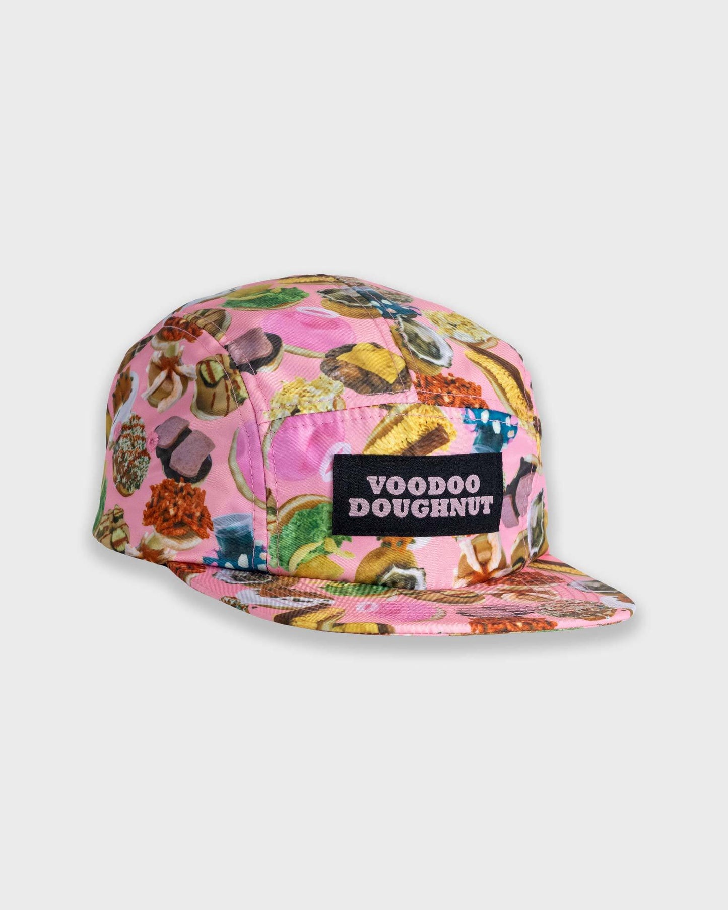 Rejects Pattern Camper Cap - Pink