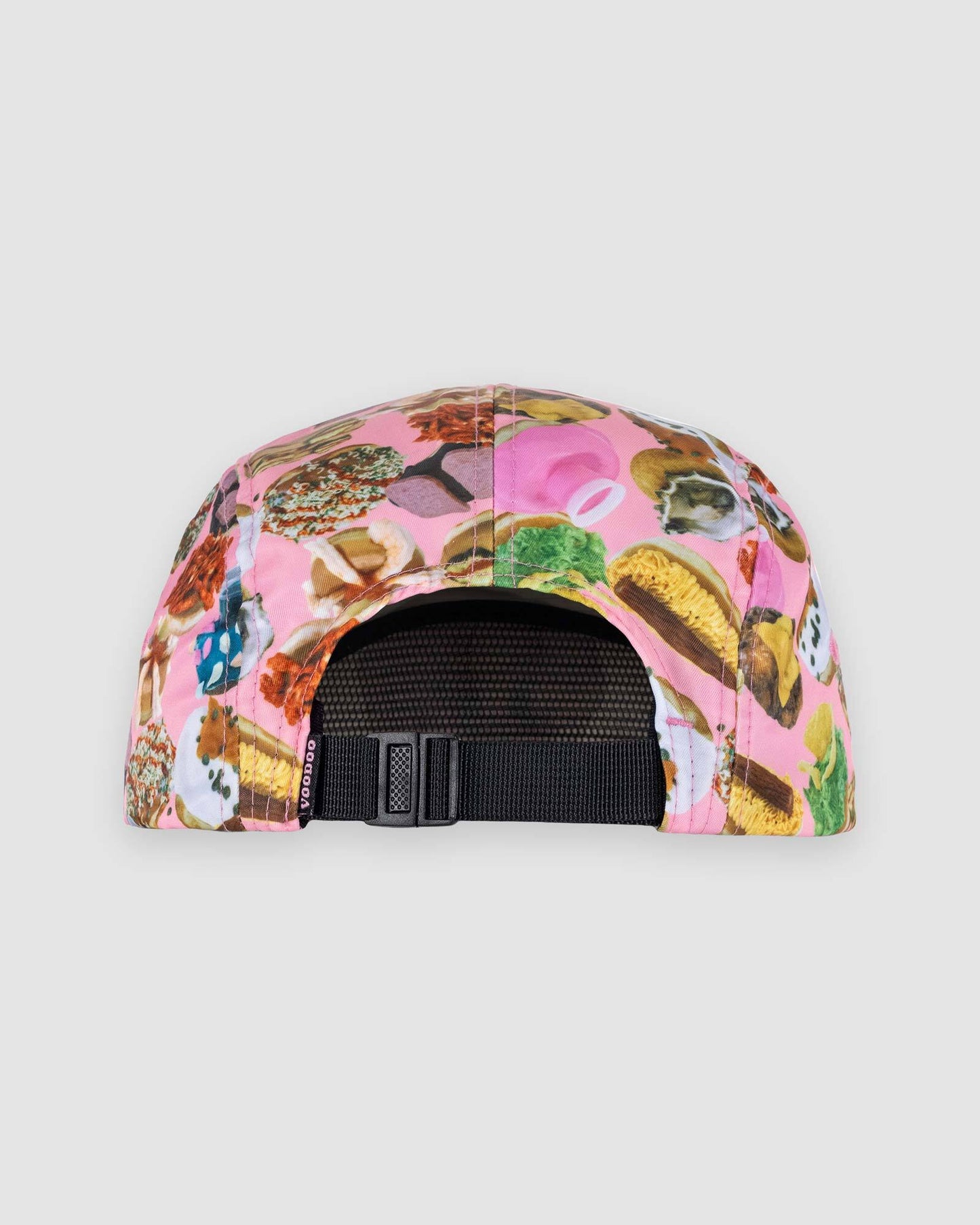 Rejects Pattern Camper Cap - Pink
