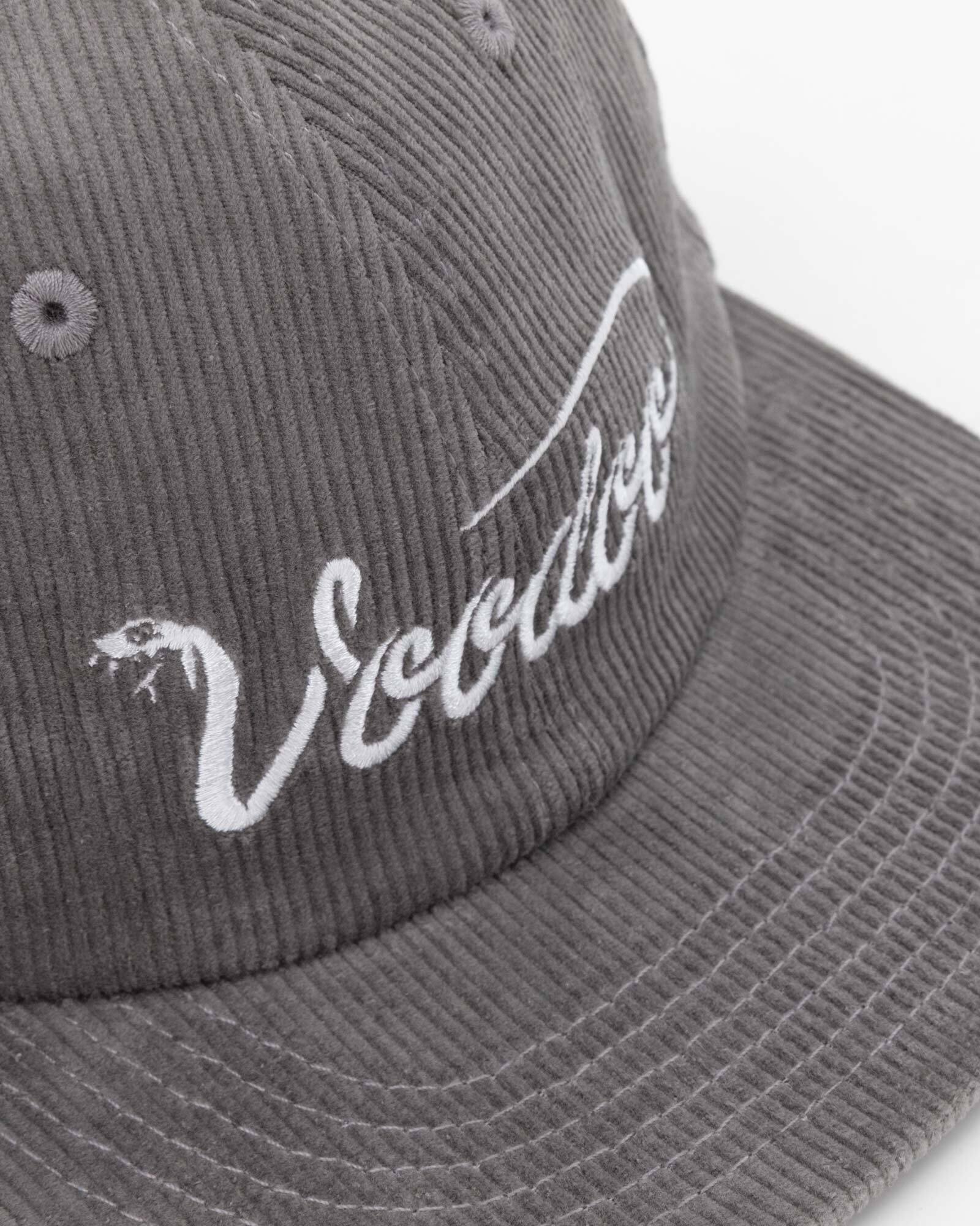 Gray cap with 'Voodoo' logo on a white background