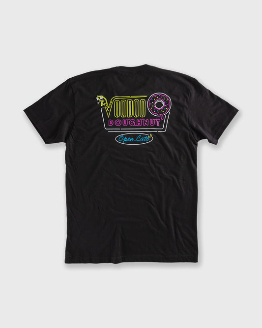 Neon Sign Tee Black