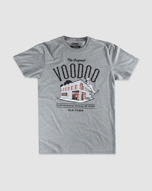 Old Town Tee Grey