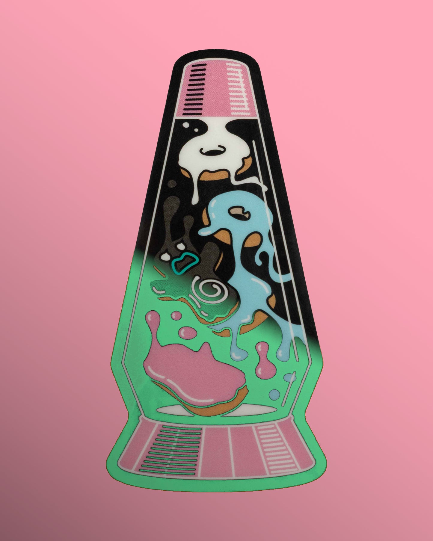 Sticker of the Month - Lava Lamp (Glow in the Dark)