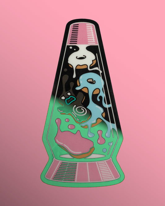 Sticker of the Month - Lava Lamp (Glow in the Dark)