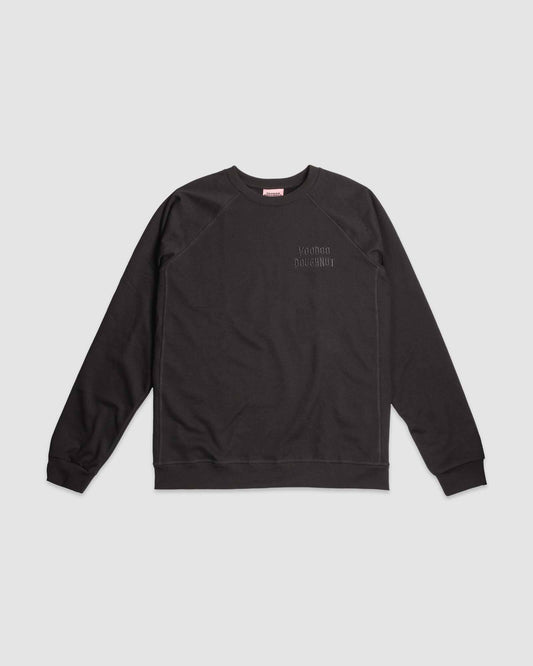 Grunge Logo Crewneck Black