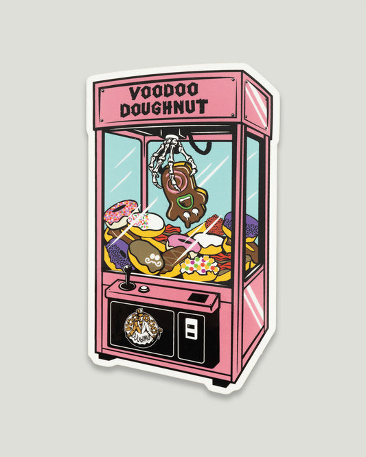 Sticker of the Month - Doughnut Claw Machine